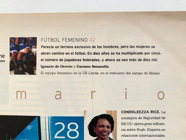 Revista Fútbol Femenino 2003