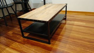Mesa de comedor y de centro estilo industrial