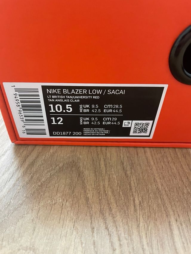 DEPORTIVAS NIKE BLAZER LOW/ SACAI