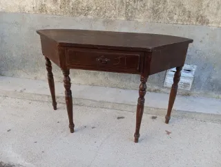 Preciosa Mesa Consola de entrada Vintage de madera