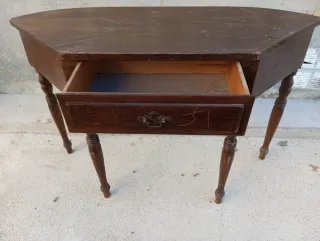 Preciosa Mesa Consola de entrada Vintage de madera