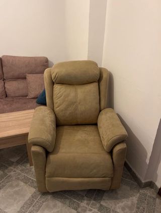 Sillón relax reclinable piel