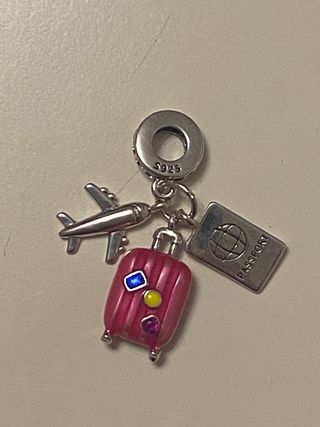 Charm plata viaje 