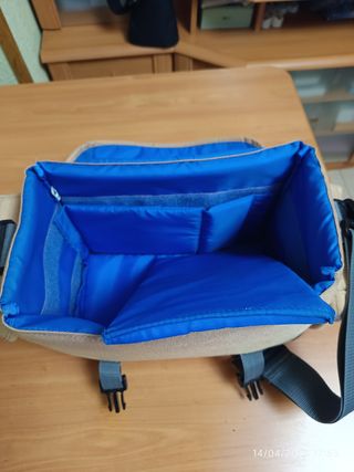 Videocámara Hitachi VHS HQ con bolsa de transporte