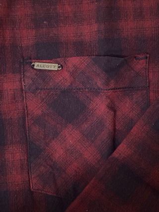 Camicia Alcott XXL bordeaux/blu stile casual