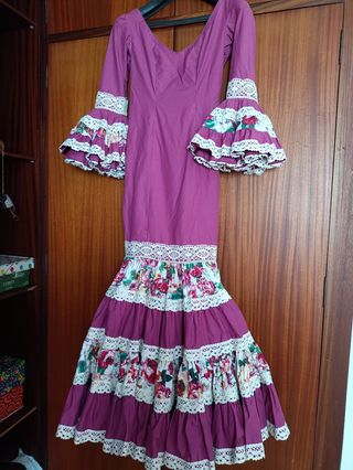 Traje flamenca canastero