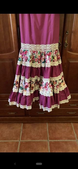 Traje flamenca canastero