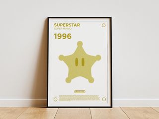 Poster Super Mario Superstar A3