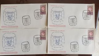 Sobres de primer día. Sellos
