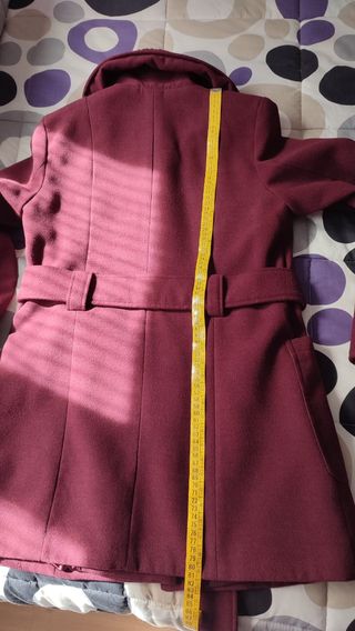 Abrigo con cinto