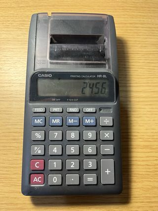 Calculadora impresora