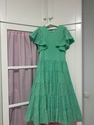 Vestido gitana canastero niña talla 6 8