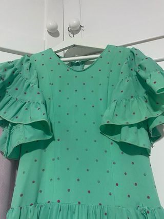 Vestido gitana canastero niña talla 6 8