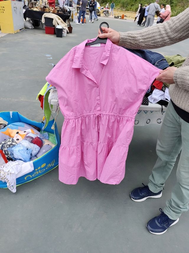 Vestido rosa mujer Lefties t L