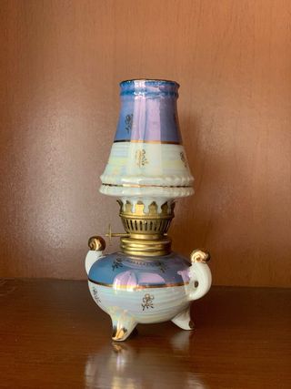 Candil de porcelana japonesa pintado a mano
