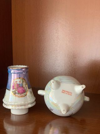 Candil de porcelana japonesa pintado a mano