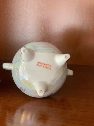 Candil de porcelana japonesa pintado a mano