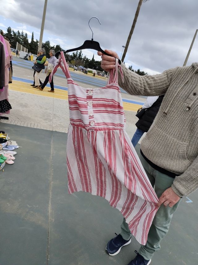 Vestido de rayas verano mujer t L