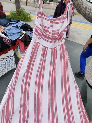 Vestido de rayas verano mujer t L
