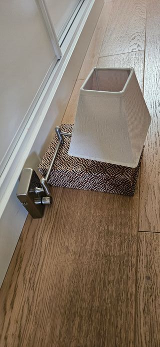 2 Lamparitas cabecero/pared en acero inox