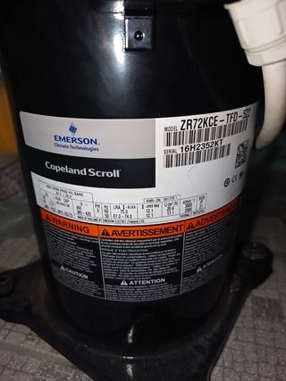 Compressor ZR72KCE-TFD-522