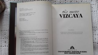 LIBRO "LO NUESTRO: VIZCAYA "