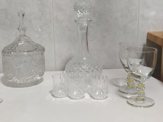 Bombonera- Licorera- cubitera- copas