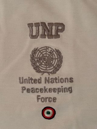 Polo bianca uomo Peacekeeper XL  ottimo stato