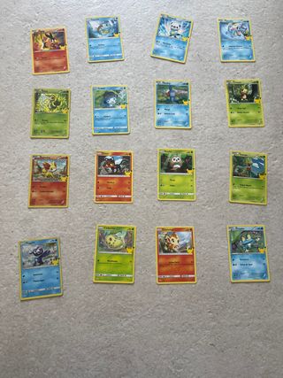 Carta pokemon 25 aniversario