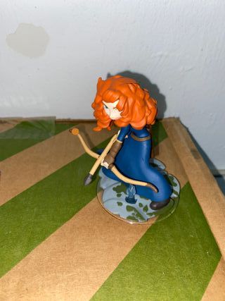 Figura Merida+carta+2 discos Disney Infinity