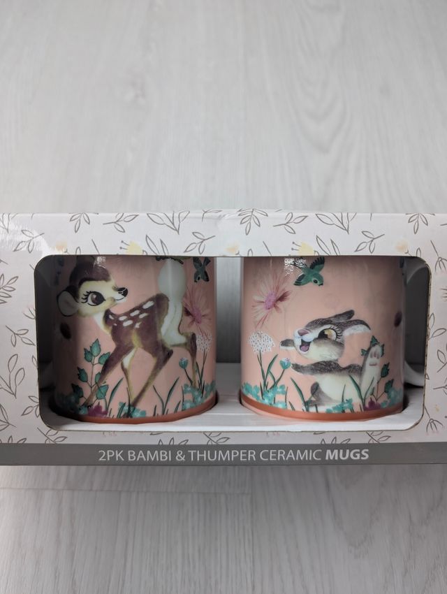 Tazas Bambi y Tambor Primark Disney 