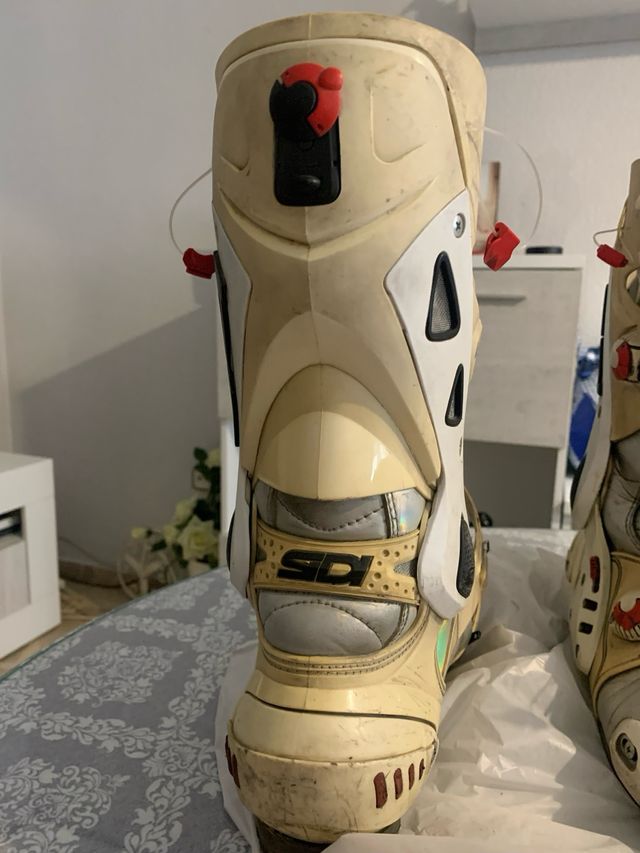 Botas de moto sidi blancas