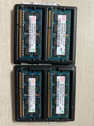 memoria Ram 1066mhz ddr3 2gb cada modulo total 8gb
