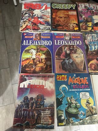 Comics antiguos variados