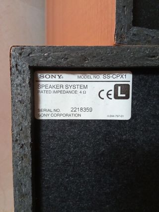 SONY. altavoces