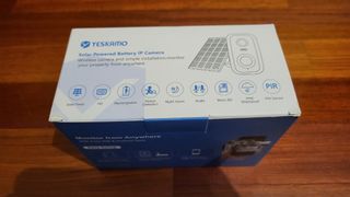 Camara exterior solar con bateria, nueva