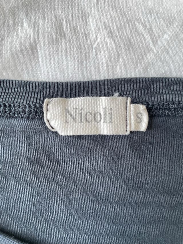 Camiseta Nicoli manga larga Antracita