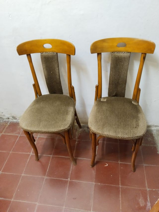 Conjunto de sillas vintage. 