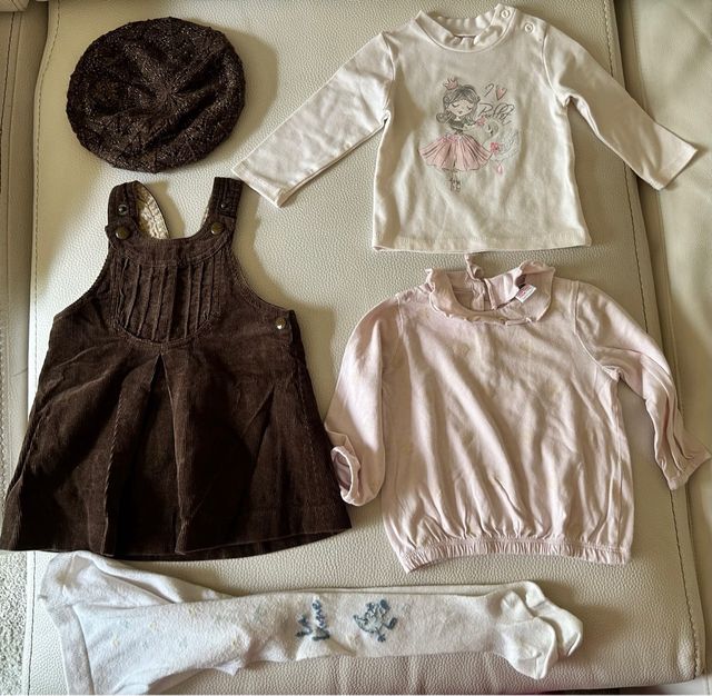 ABITO, MUTANDINE, CAPPELLO E 2 MAGLIETTE PER BAMBINI