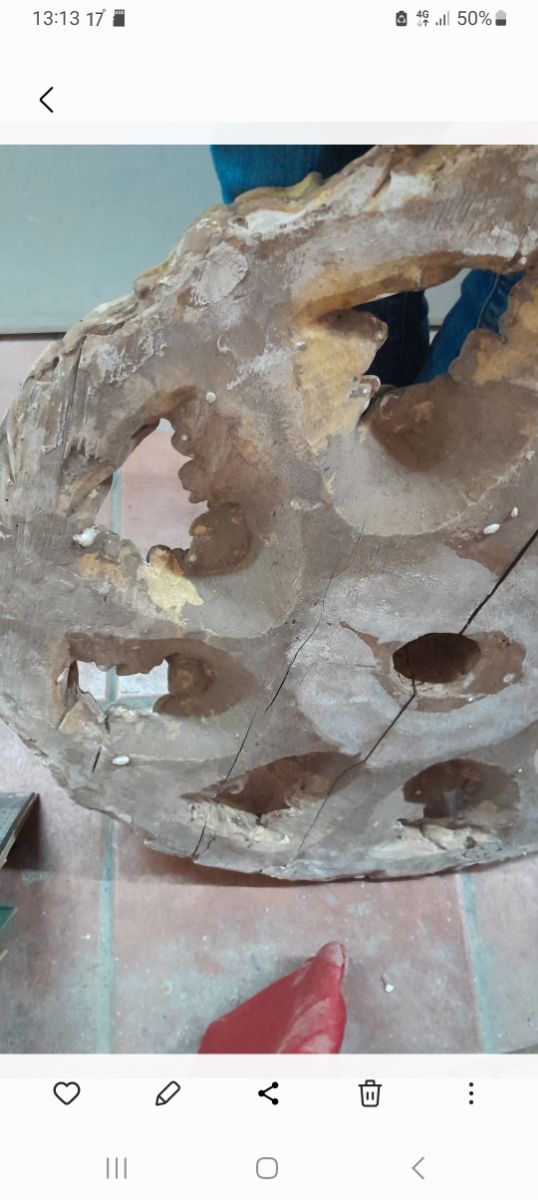 Ojo buey talla incunable retablo