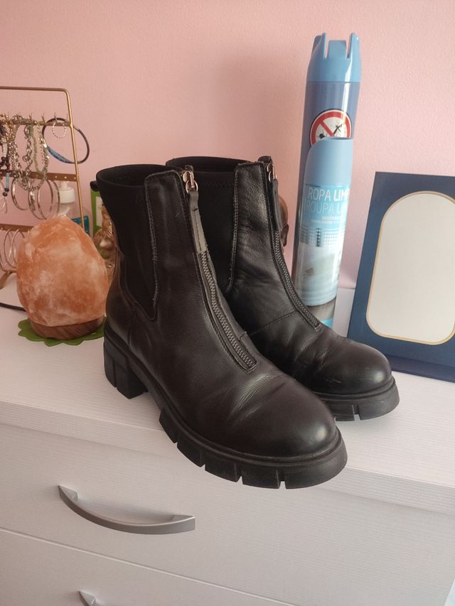 Botas de piel T 40