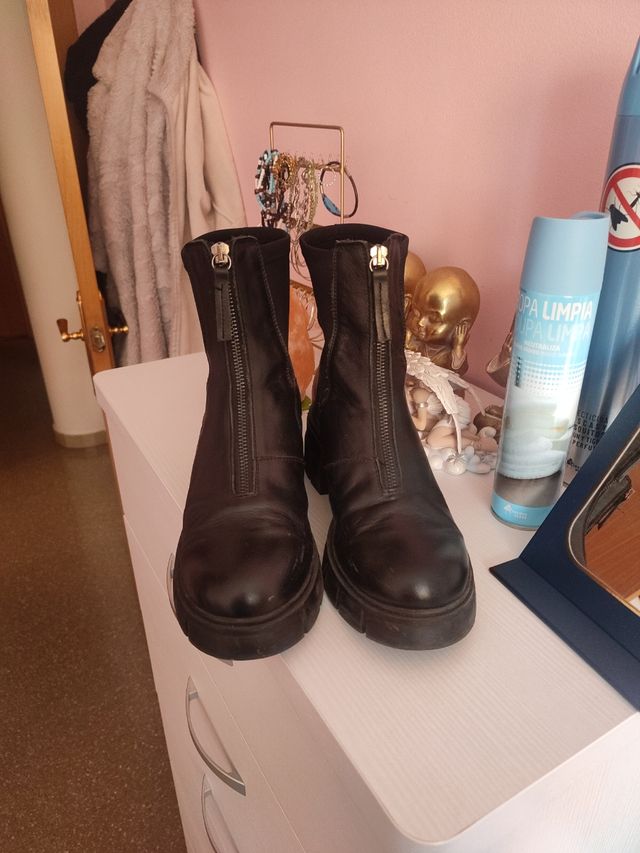 Botas de piel T 40
