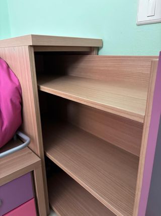 Cama juvenil con zapatero