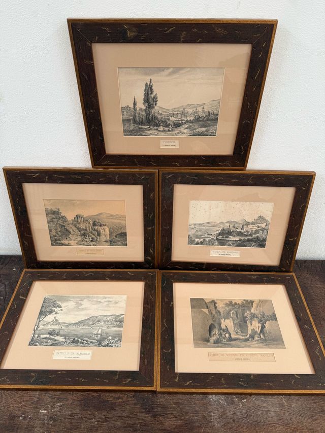 5 grabados de Italia, editados por (A. Ronchi),