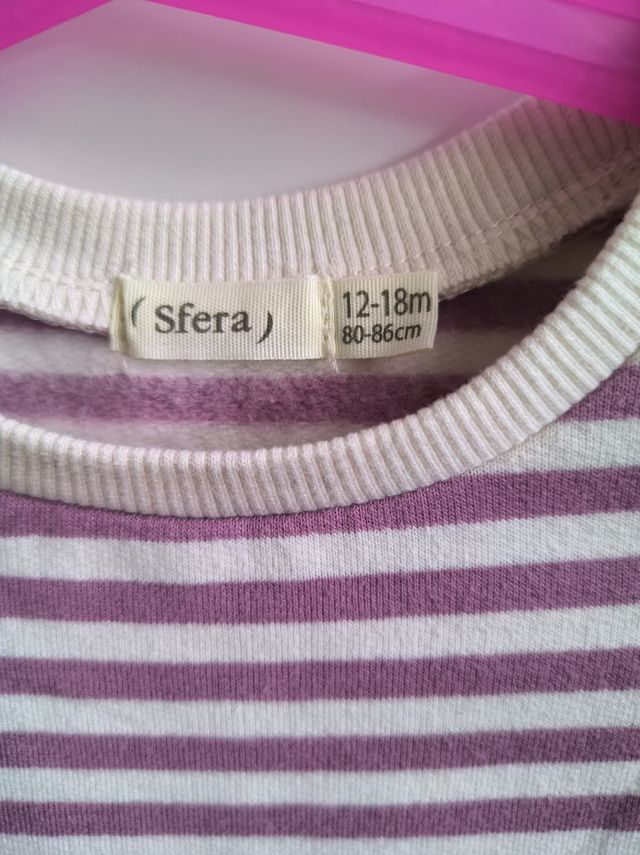 Vestido tejido sudadera de Sfera