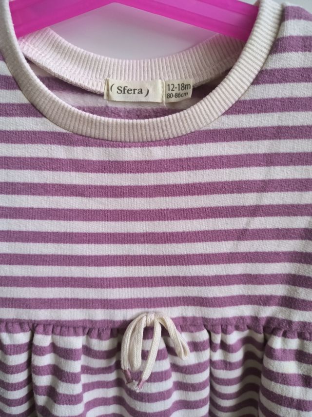 Vestido tejido sudadera de Sfera