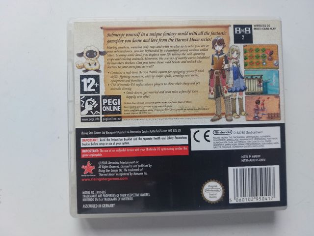 Rune Factory A Fantasy Harvest Moon per Ds.