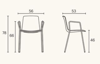 SILLAS LOTTUS ENEA Design ROJA