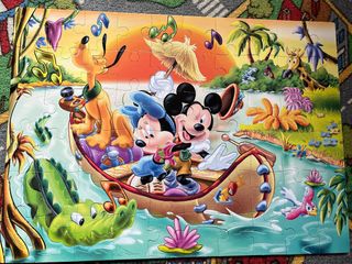 Maxi puzzle Disney 2 en 1