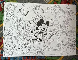 Maxi puzzle Disney 2 en 1